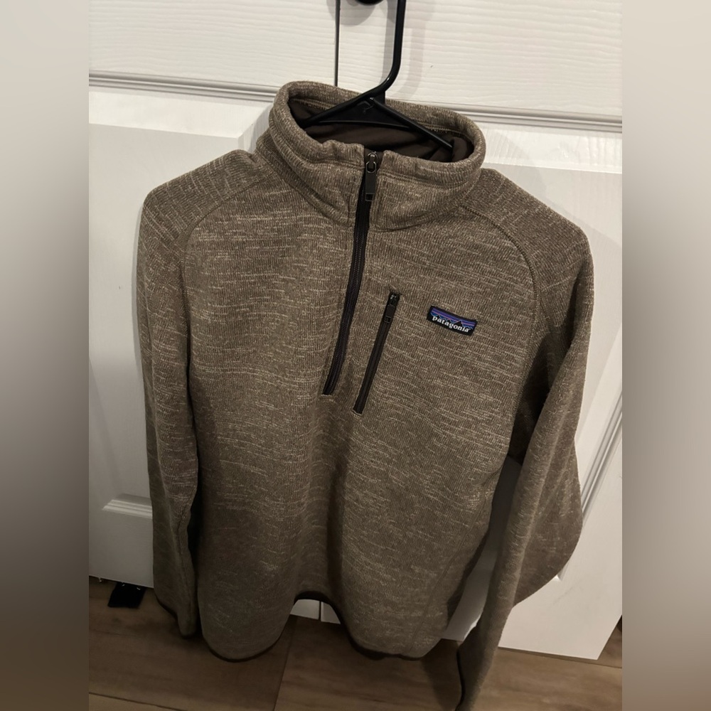 Patagonia Brown Quarter-Zip Pullover